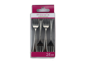 silver mini tasting  fork